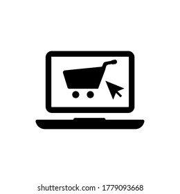 Online shopping vector icon collection. 