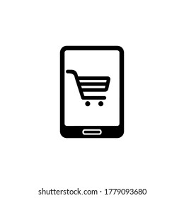 Online shopping vector icon collection. 