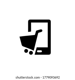 Online shopping vector icon collection. 