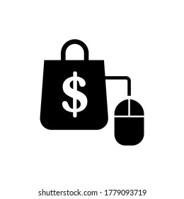 Online shopping vector icon collection. 