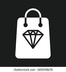 Online shopping vector icon. online shop icon vector illustration