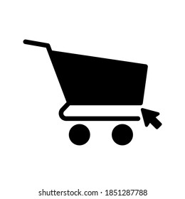 Online shopping vector icon. online shop icon vector illustration