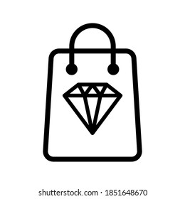 Online shopping vector icon. online shop icon vector illustration