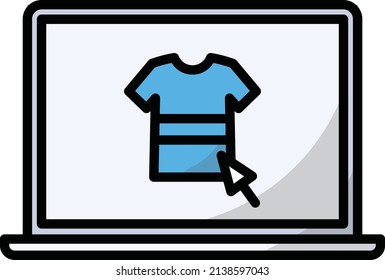 Online shopping vector illustration design flat