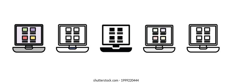 online shopping vector type icon