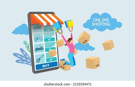 Online shopping is the way we buy or sell things we want on the internet or online. or formally what we would call electronic commerce that are traded on the internet That has been advertised through 