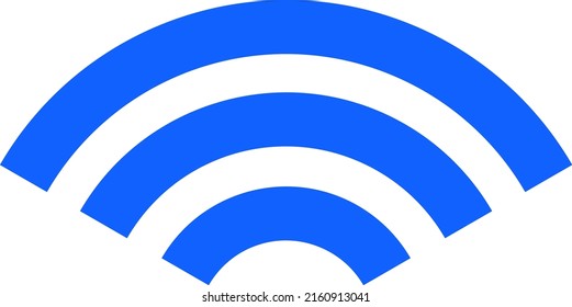 Online-Signal, Vektorgrafik. Flache Illustration, ikonisches Design des Online-Signals, einzeln auf weißem Hintergrund.