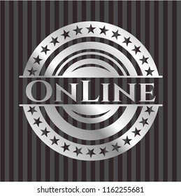 Online silver emblem or badge