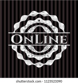  Online silvery badge