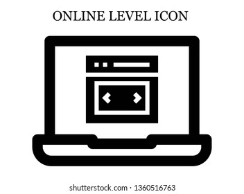 online Slider icon. Editable online Slider icon for web or mobile.