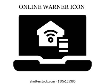 online Smart home icon. Editable online Smart home icon for web or mobile.