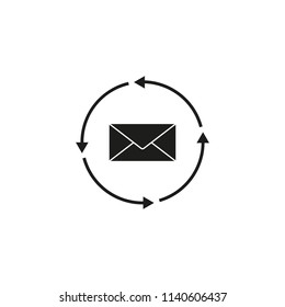 Online sms message icon