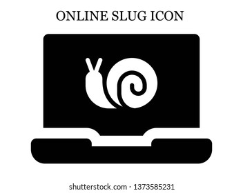 online Snail icon. Editable online Snail icon for web or mobile.