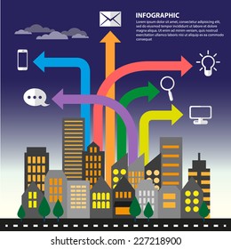 Online social media infographics