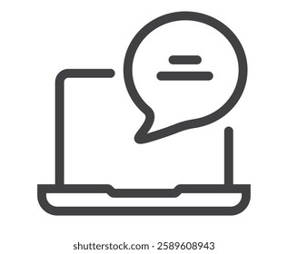 Online speech bubble icon phone online speech bubble icon phone
