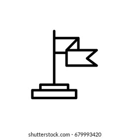 Online startup icon or logo in modern line style. High quality black outline pictogram for web site design and mobile apps. Vector illustration on a white background.