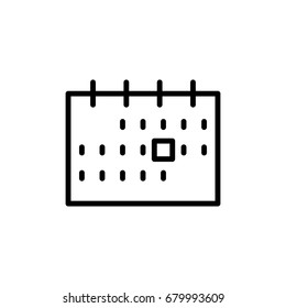 Online startup icon or logo in modern line style. High quality black outline pictogram for web site design and mobile apps. Vector illustration on a white background.