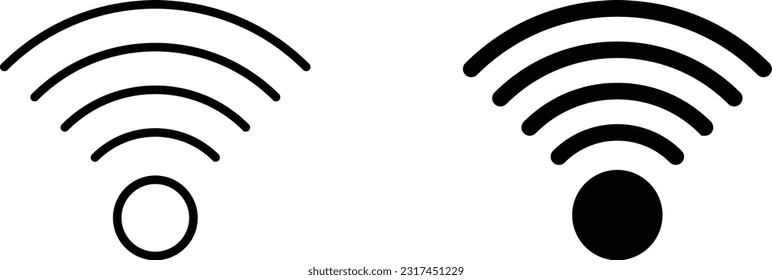 Online status icon sheet, simple trendy flat style line and solid Isolated vector illustration on white background. For apps, logo, websites, symbol , UI, UX, graphic and web design. EPS 10.