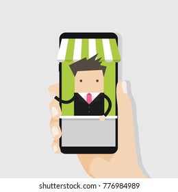 Online Store. E-Commerce. Business Concept