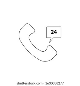 Online store e-commerce icon consists of a phone logo. E-commerce vector in white background. This e-commerce vector has a phone icon. E-commerce logo shape illustration.