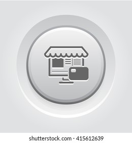Online Store Icon. Business Concept