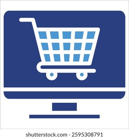 Online Store Icon Element For Design
