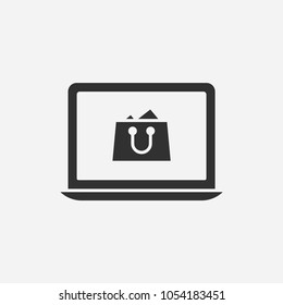 Online store  icon illustration isolated vector sign symbol