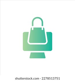 Online-Shop Symbol mit isoliertem Vektorgrafik und transparentem Hintergrund.