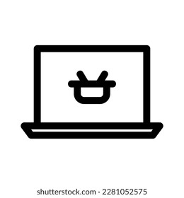 online store icon or logo isolated sign symbol vector illustration - high quality black style vector icons

