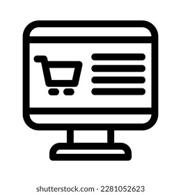 online store icon or logo isolated sign symbol vector illustration - high quality black style vector icons
