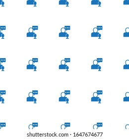 online store icon pattern seamless isolated on white background. Editable filled online store icon. online store icon pattern for web and mobile.