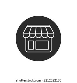 Online Store icon template vector flat design