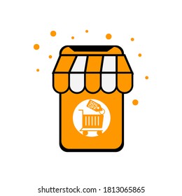 online store icon for web and mobile app