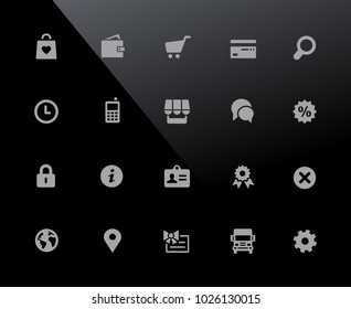 Online Store Icons // 32px Series - Vector icons adjusted to work in a 32 pixel grid.
