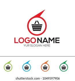 Online Store Logo Design Template ESP