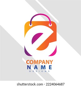 Design-Vorlage für Online-Store-Logos Vektorgrafik eines Shopping-Cards und Shop-Taschen-Kombinationslogos. Perfekt für E-Commerce-, Sales-, Discount- oder Web-Store-Elemente. Firmenlogo