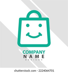 Plantilla de diseño del logotipo de la tienda en línea. Ilustración vectorial de un concepto de logotipo combinado de carrito de la compra y bolsa de la tienda. Perfecto para comercio electrónico, ventas, descuentos o elementos de tienda web. Emblema de la empresa