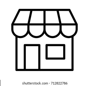 1,042 Retail buildings line drawing Images, Stock Photos & Vectors ...