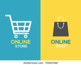 Online store and online shopping.