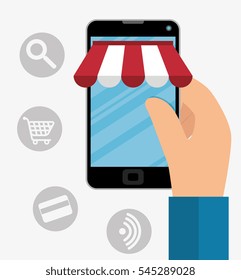 online store shopping icon