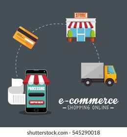 online store shopping icon