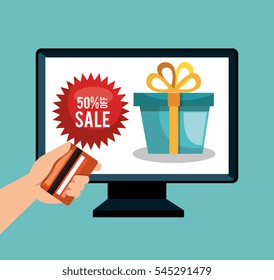 online store shopping icon