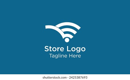 Tienda en línea y logotipo de compras