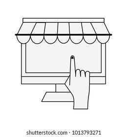 Online store symbol