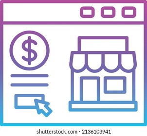 Online Store vector icon. Can be used for printing, mobile and web applications.
