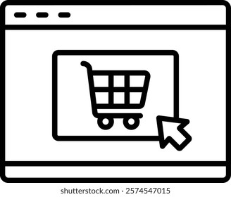 Online Store vector icon. Can be used for printing, mobile and web applications.