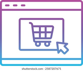 Online Store vector icon. Can be used for printing, mobile and web applications.