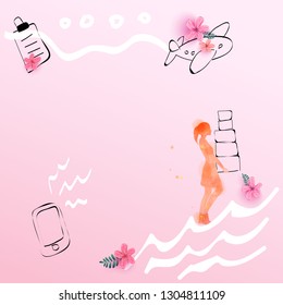 Online Store Website Banner. Internet market, online home shopping and e-commerce concept