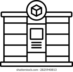Online Storefront And Product Package Delivery Concept