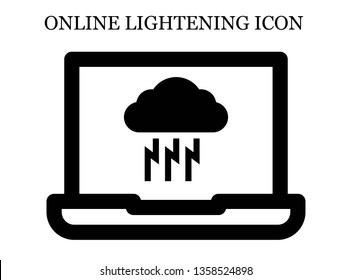 online Storm icon. Editable online Storm icon for web or mobile.